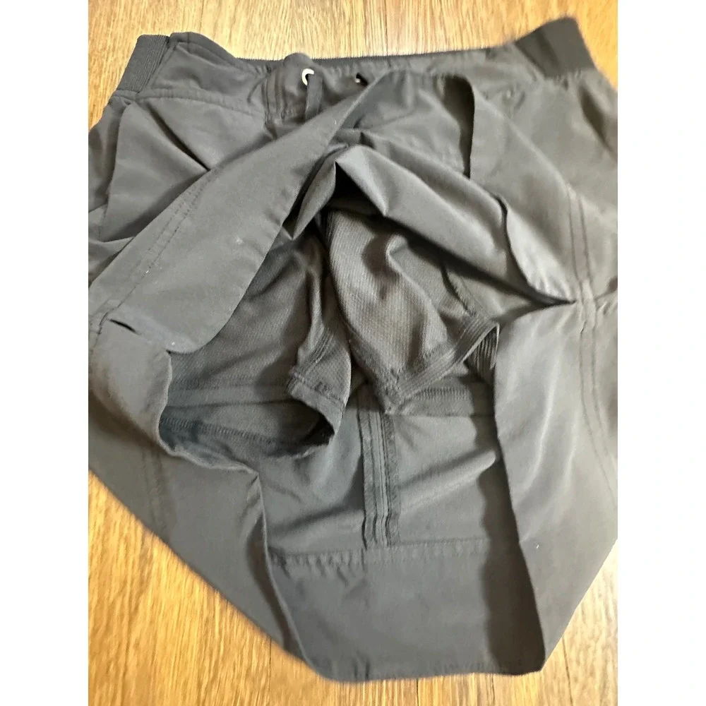 Athleta Women Black Active Skort Size 4 Tennis Golf Hiking Athletic Skirt